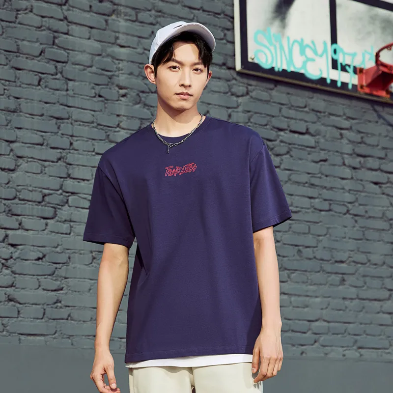 Erke T Shirt Men's Dusty Light Purple-4