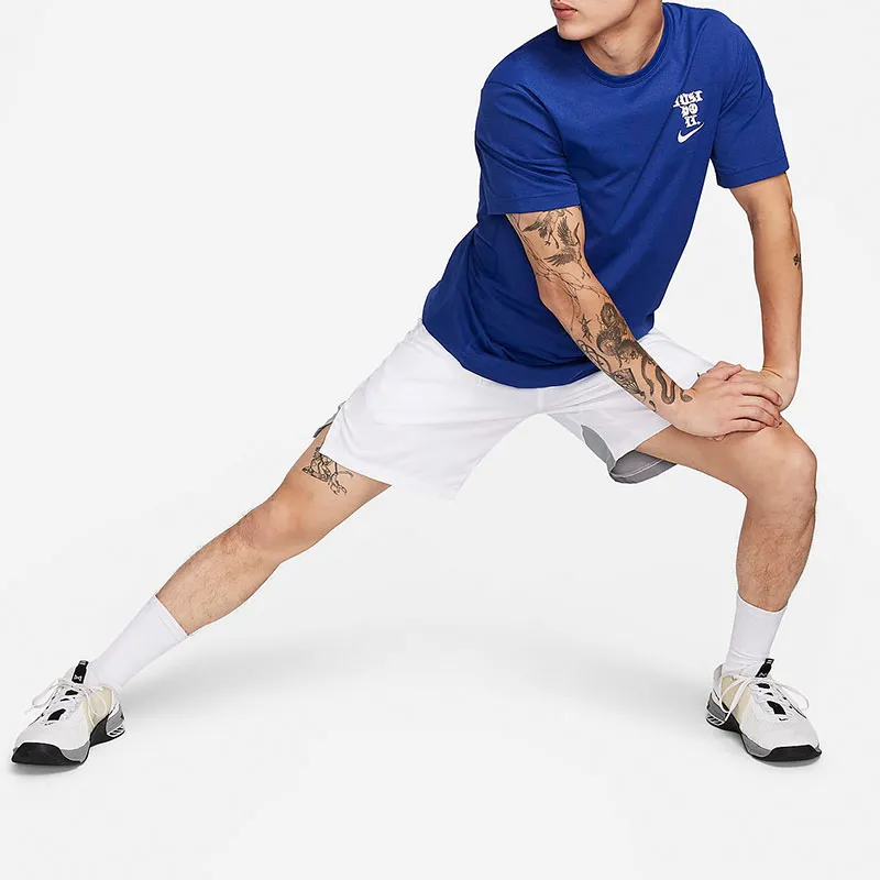 Nike Fitness Clothing Men Dark Royal Blue-2
