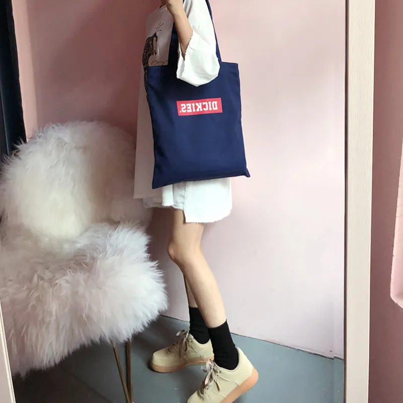 Dickies Polyester Shoulder Bag Canvas Bag Handbag Regular Unisex White/Black/Red/Blue-8