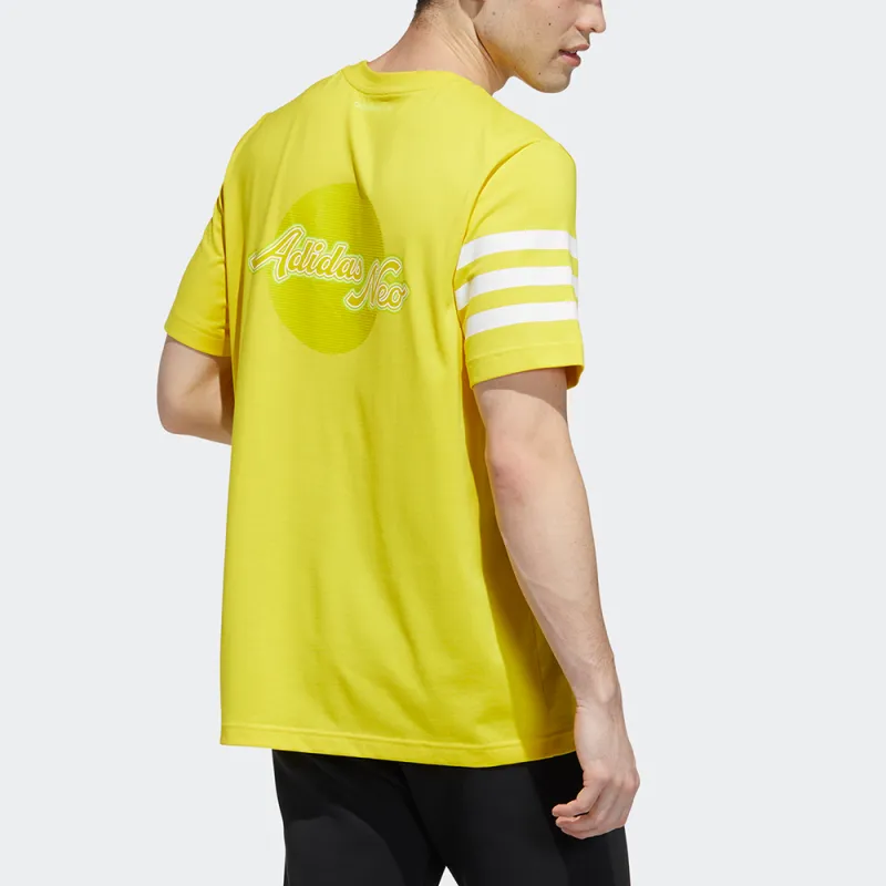 Adidas Neo T Shirt Men's Yellow-2
