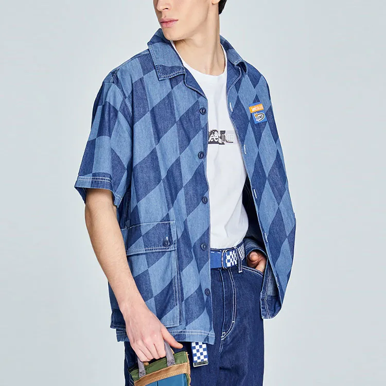 Lee Xline Shirts Men Blue-4