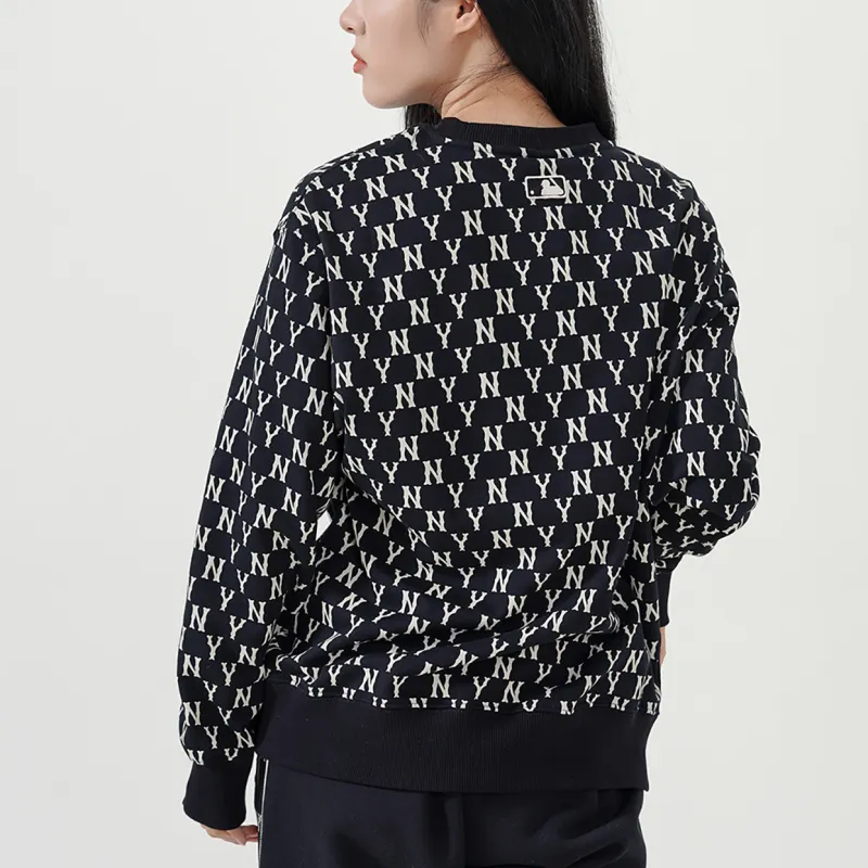 MLB New York Yankees PLAY PIXEL OVERFIT Sweatshirt Unisex Black-3