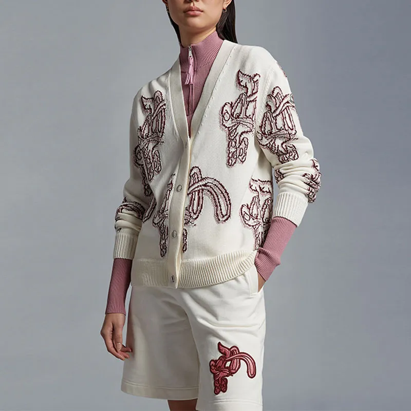 Moncler Knitwear Women's Ivory White-3
