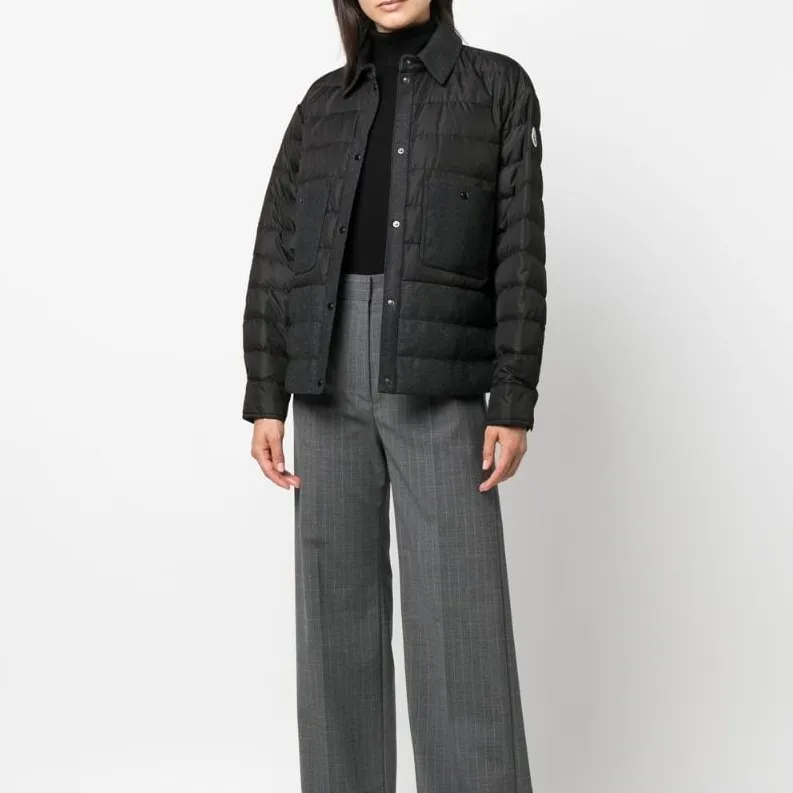 Moncler Women's Padded Over Shirt Black-1