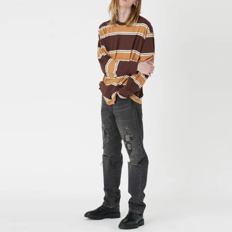 Levis T-Shirts Men Brown-Orange-4