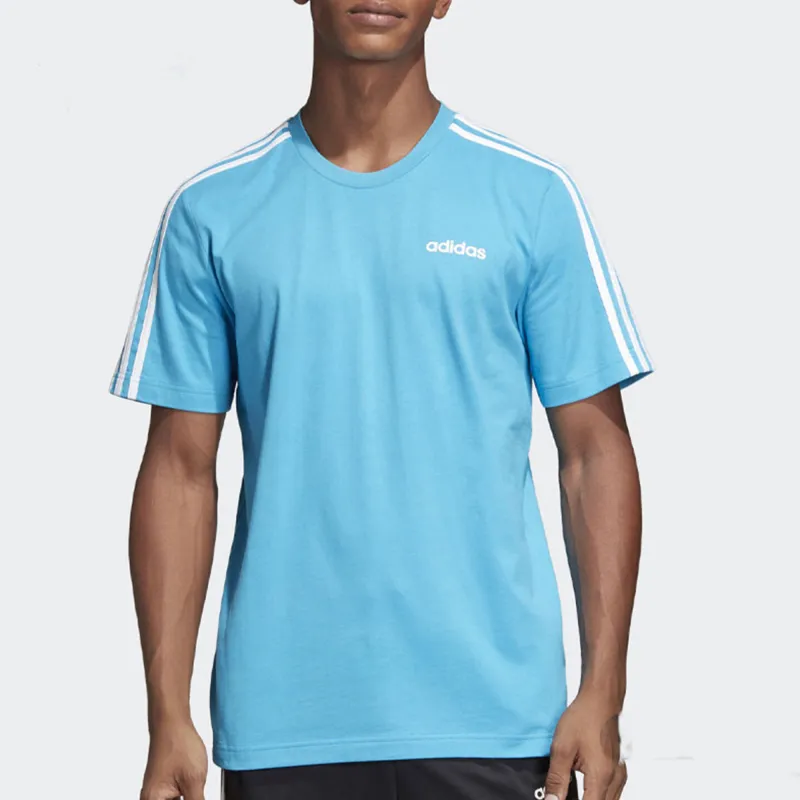 Adidas T Shirts Men Sky Blue-2