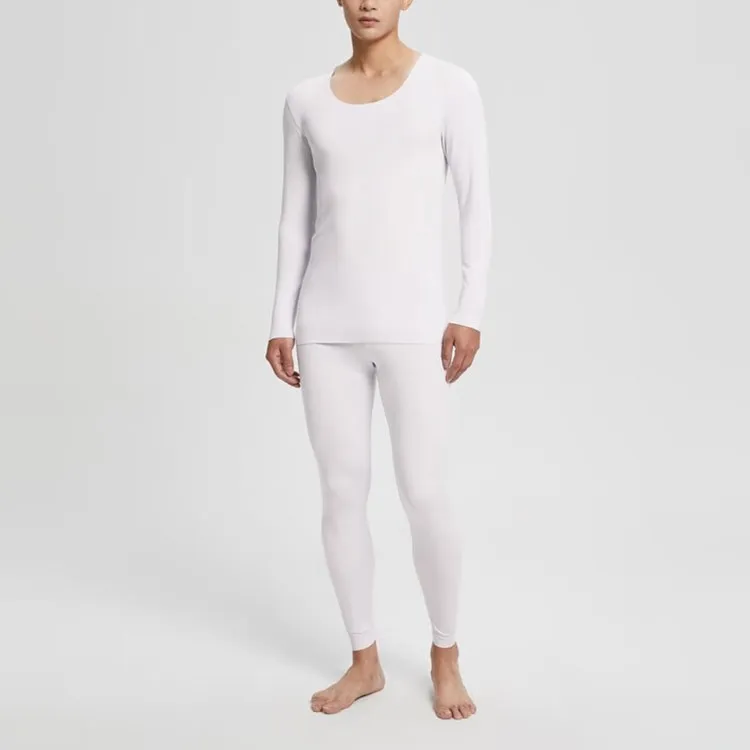 CALVIN KLEIN Thermal Top Men's Light Gray White 100-1