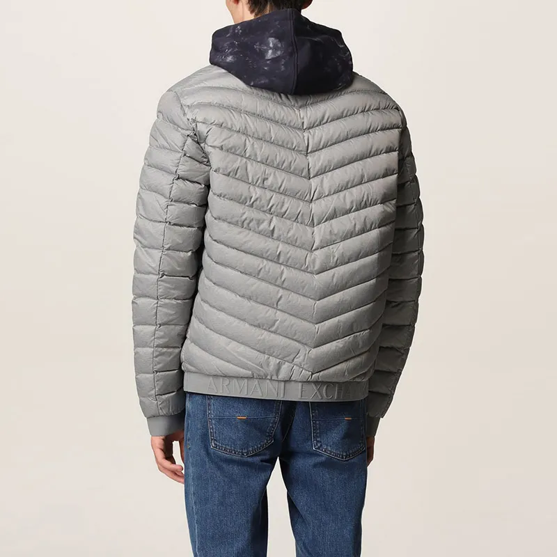 ARMANI EXCHANGEAE Down Jacket Men's Gray-3