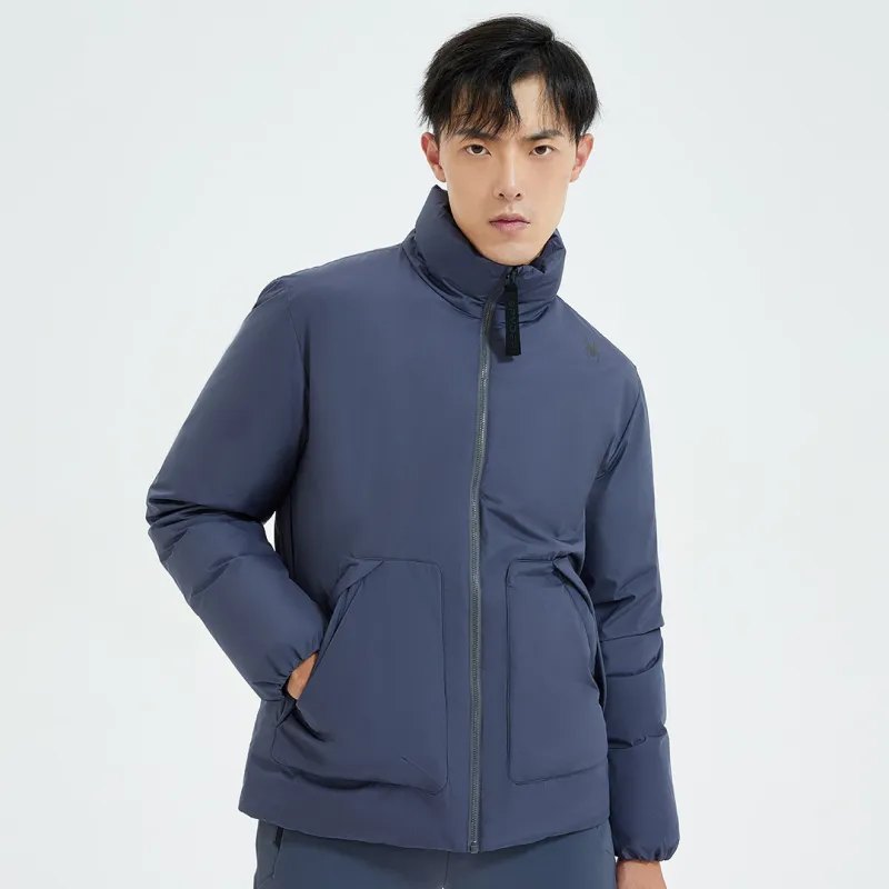 SPYDER Solid Color Stand Collar Down Jacket Men's-7