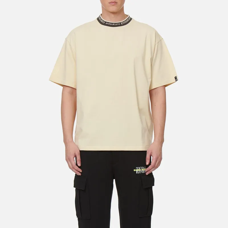EVISU Drop Shoulder Sleeve T Shirt Men's-4