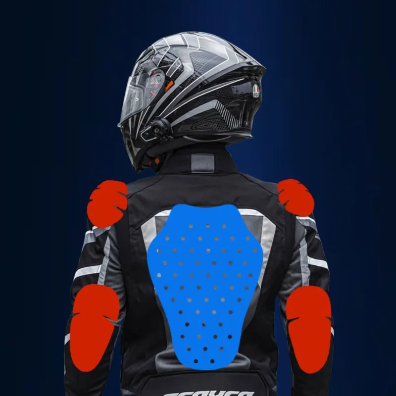 SCOYCO Motorcycle Jacket Unisex Black-2