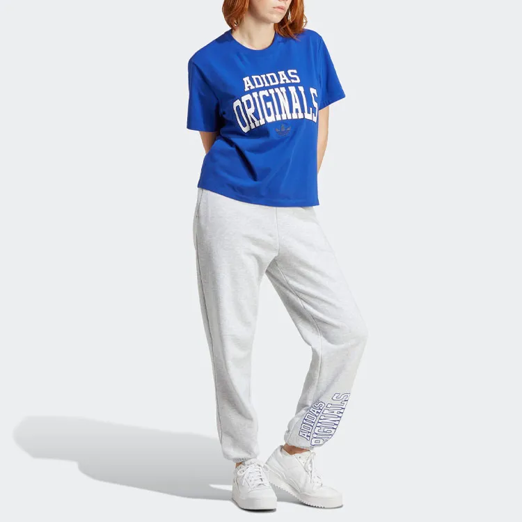 Adidas Originals T Shirt Women's Fluorescent Blue-1