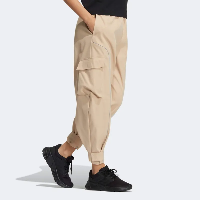 Adidas Knitted Sweatpants Women's Khaki-3