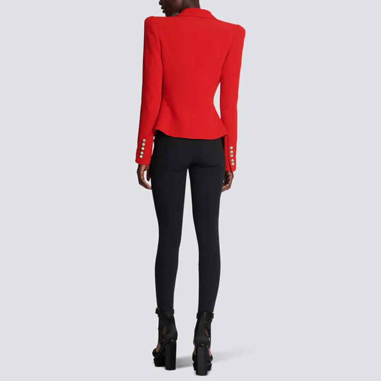 BALMAIN Jackets Women's Red-3