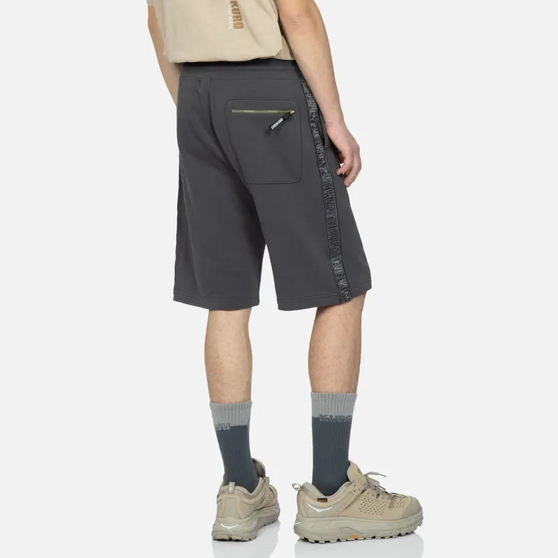 EVISU Sports Shorts Men Dark Gray-3