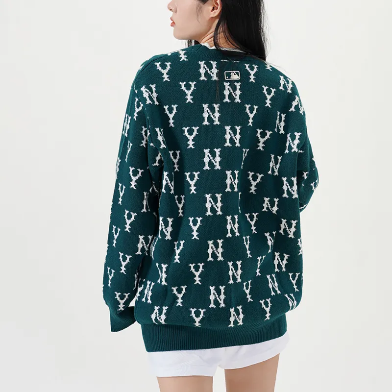 MLB Base Logo Sweaters Unisex Green-3