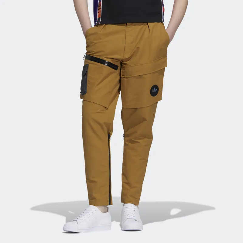 Adidas Originals PREMIUM WOVEN Cargo Pants Men Orange-1