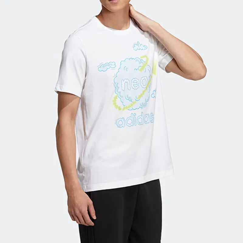 Adidas Neo T Shirt Unisex White-3