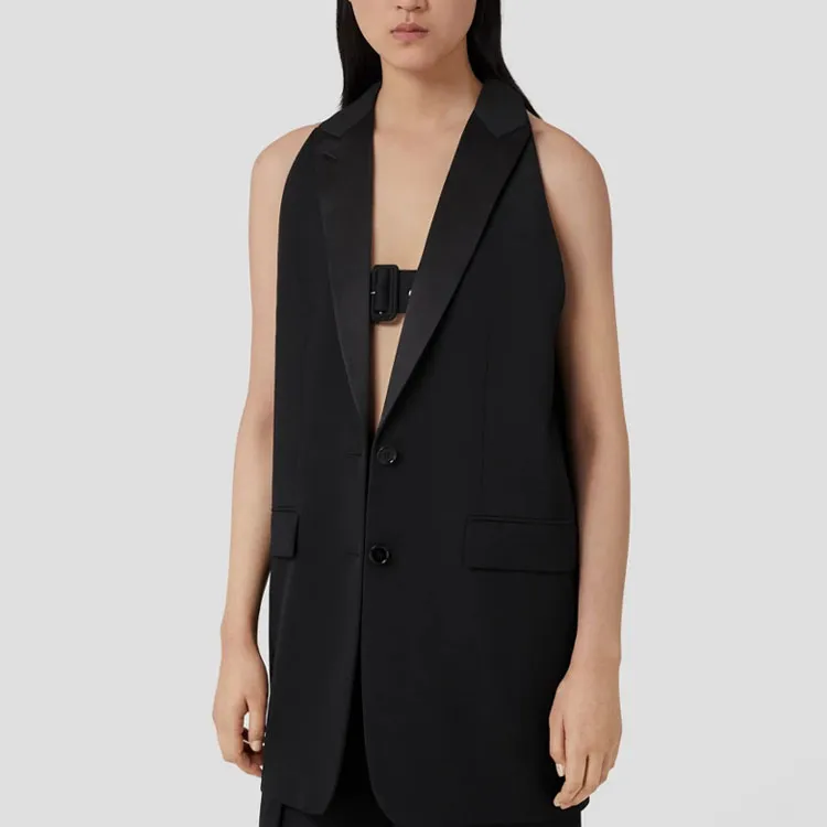 Burberry Wool Tailored Blazer Vest-3