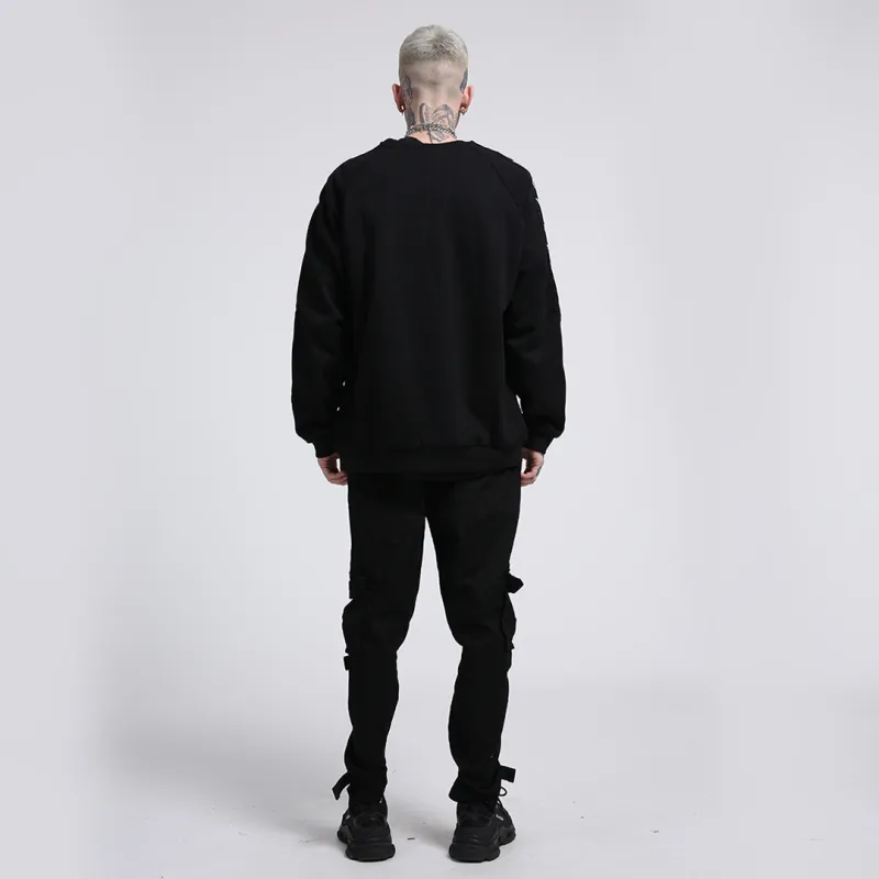 MIRACLE KILL Crew Neck Loose Fit Regular Sweatshirt Unisex-4