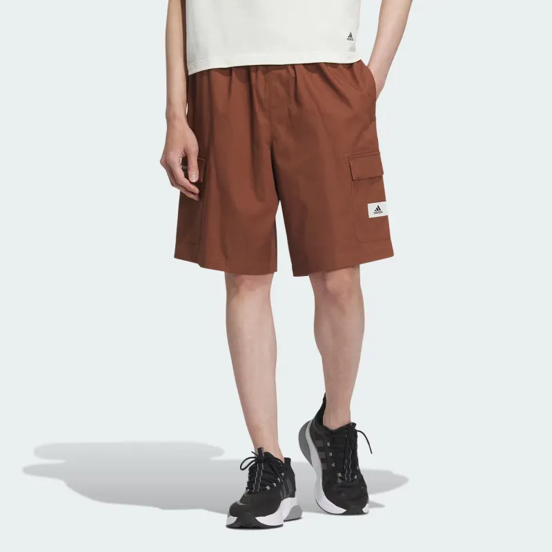 Adidas Casual Shorts Men Brown-1