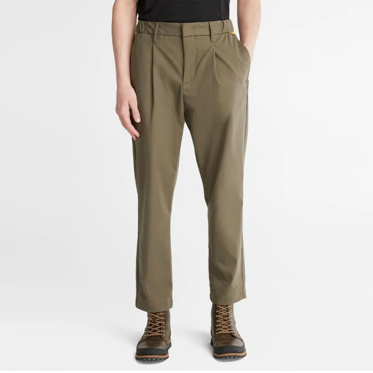 Timberland Casual Pants Men Army Green-2