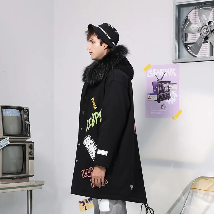 GENANX Puffer Jacket Unisex Black-5
