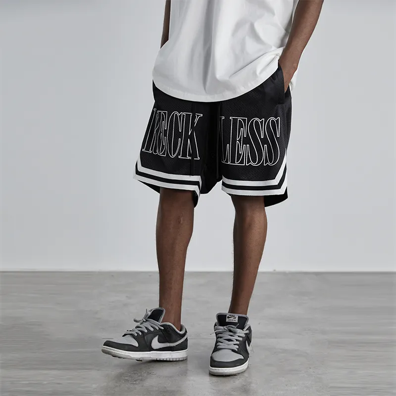 HARSH AND CRUEL Basketball Shorts Unisex-2