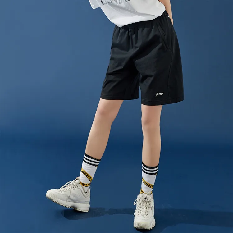 LINING Casual Shorts Unisex Black-4