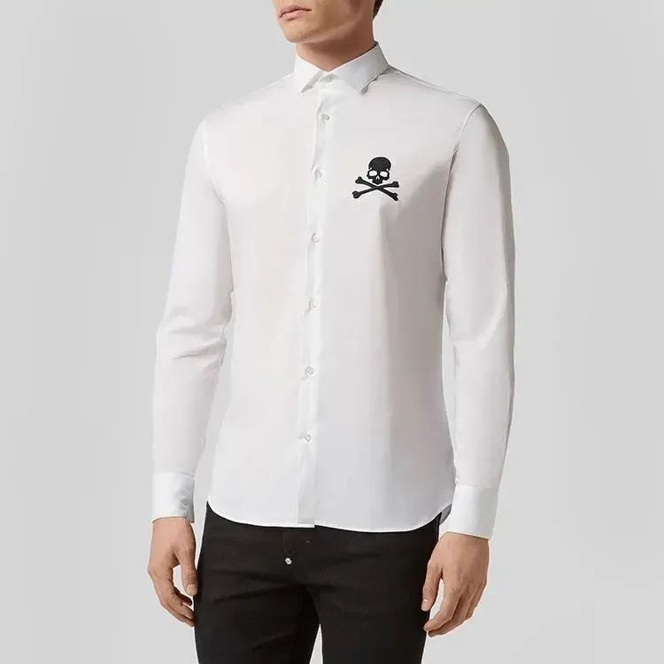 PHILIPP PLEIN Shirts Men White-3