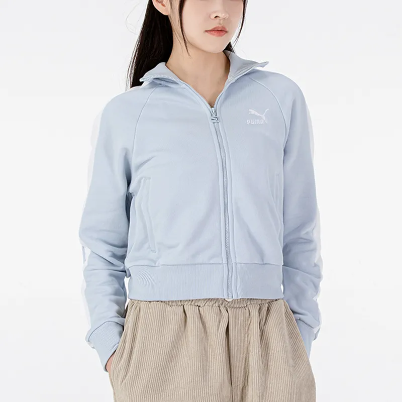 PUMA Jackets Women's Light Blue-2