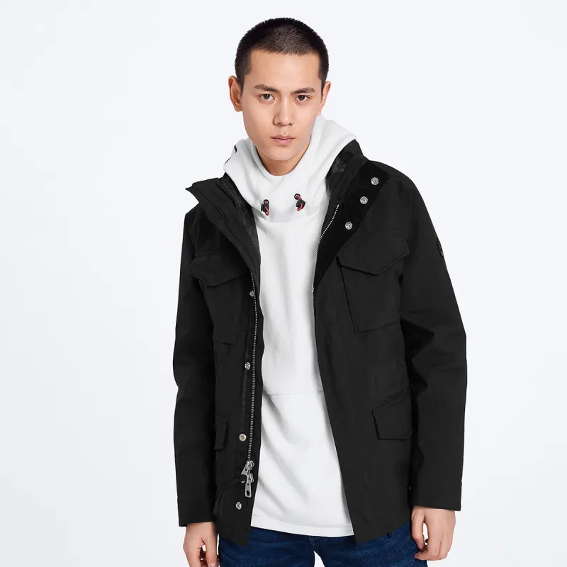 Timberland Windbreaker Jackets Men Black-2