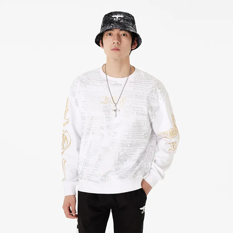 Boy London Sweatshirts Unisex White-6