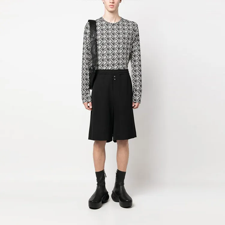 MM6 Maison Margiela Casual Shorts Men's Black-1