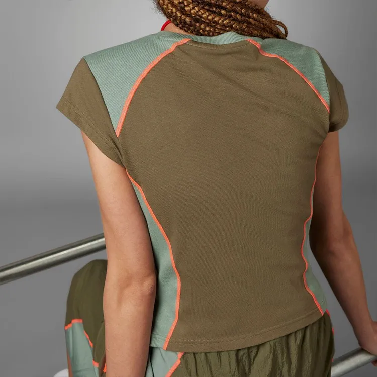 Adidas T-Shirt Women's Olive Green-3