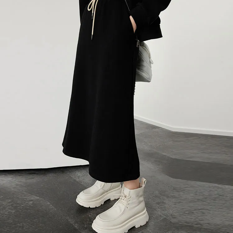 MEIYANG Casual Long Skirts Women's-1