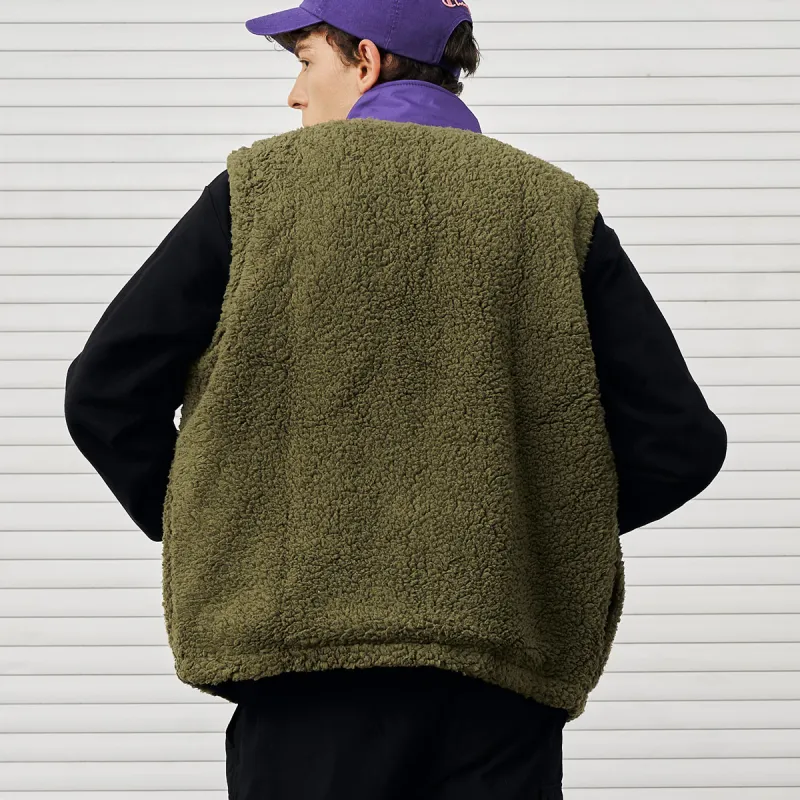 Champion Vest Unisex Green Patchwork-2