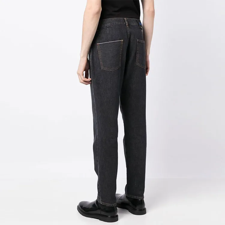 KITON Four-pocket Tapered-leg Jeans-2