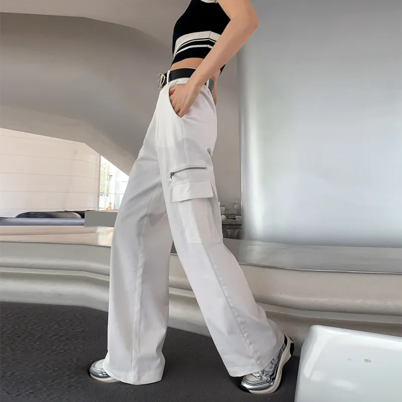 MacyMccoy Cargo Pants Women's White-3