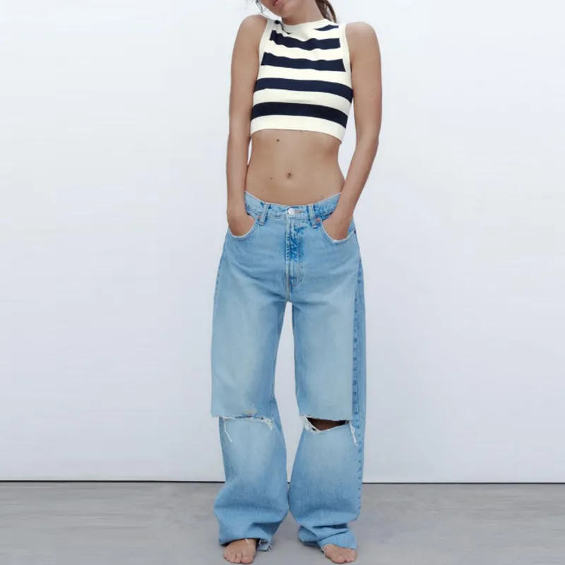 ZARA Jeans Women's Light Blue-2