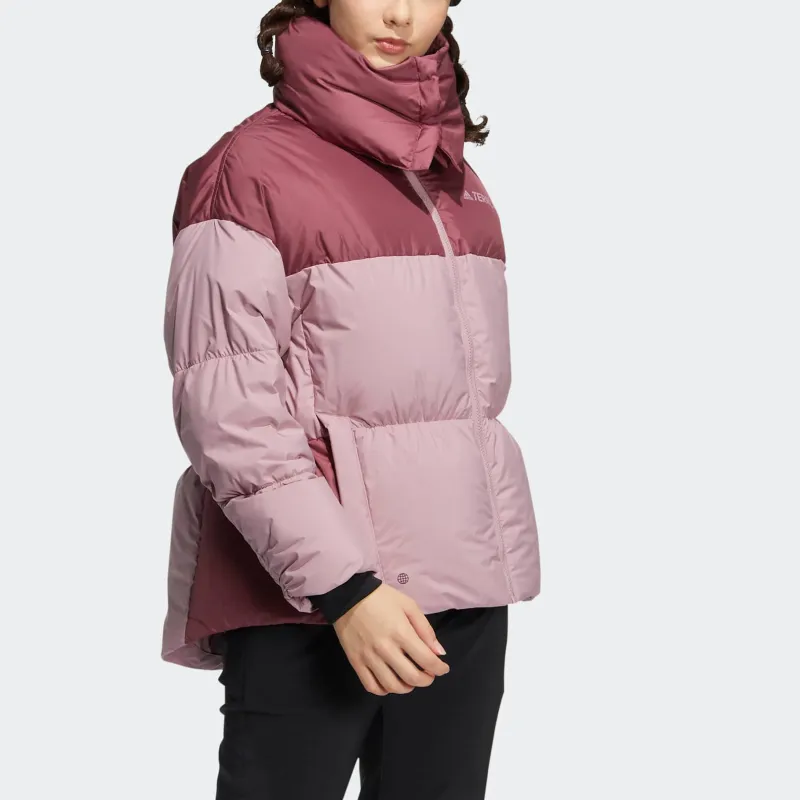 Adidas Down Jacket Women's Pink-3