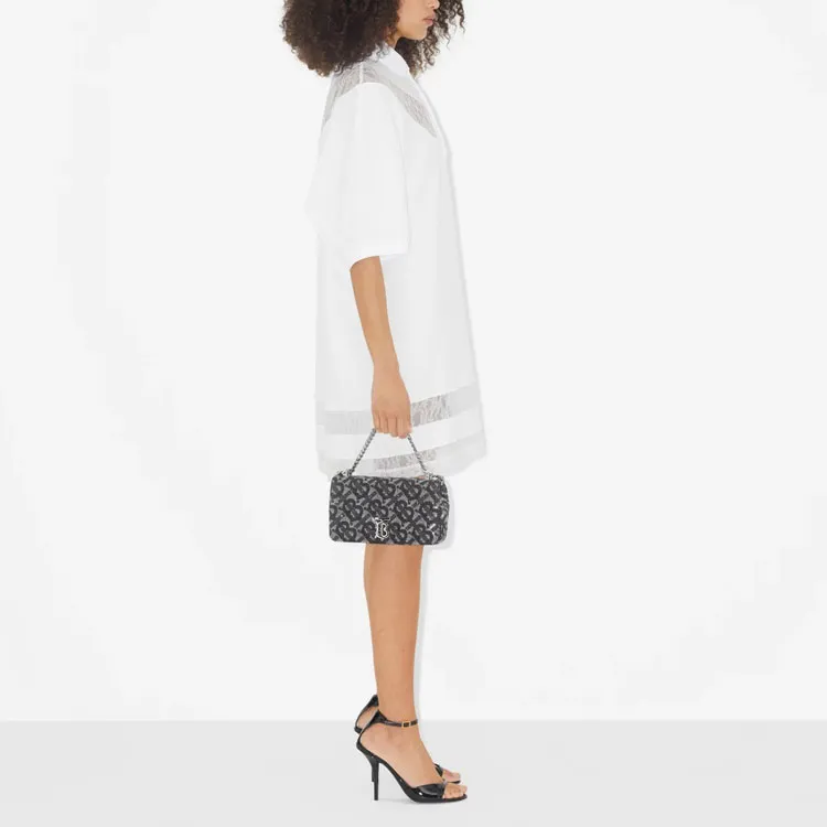Burberry Short Sleeved Dresses Women's White-3