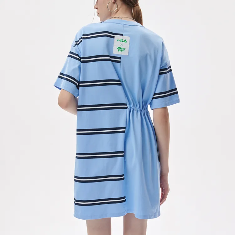 FILA FUSION FILA FUSION X Jeremyville Collaboration Short Sleeved Dresses Women's Noble Purple-3