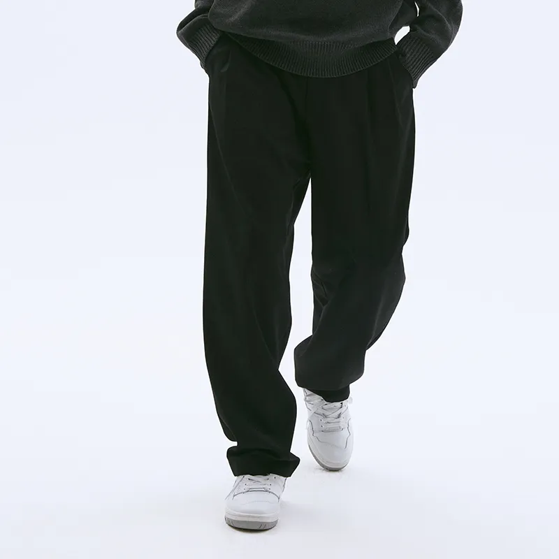CHEMIST CREATIONS Straight Casual Pants Unisex Black-2