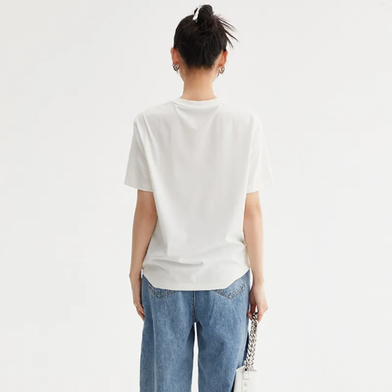 LOFT SHINE T-Shirts Women's Raw White-2