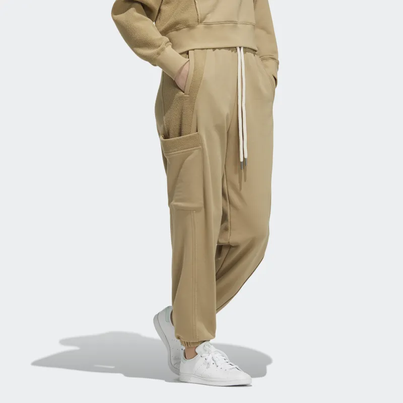 Adidas Originals Knitted Sweatpants Women's Earth Yellow-3
