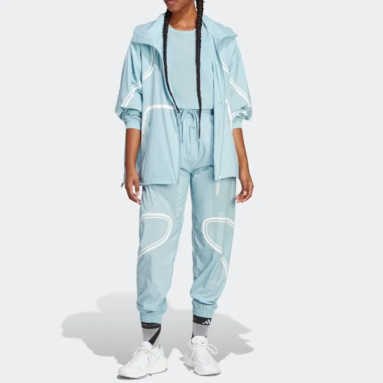 Stella Mccartney X Adidas Jackets Women's Gray Blue-1