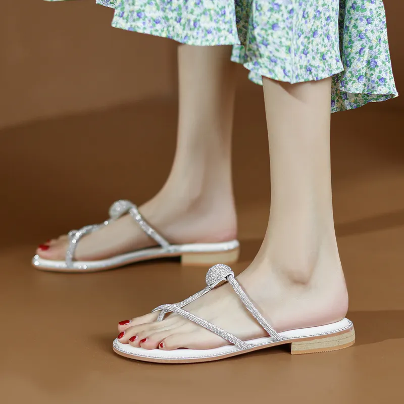 CAMEIDO Stylish Sandal Women's Beige-3