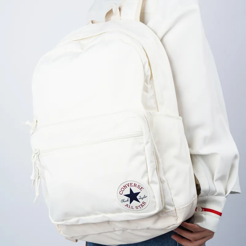 Converse Polyester Backpack Regular Unisex White-5
