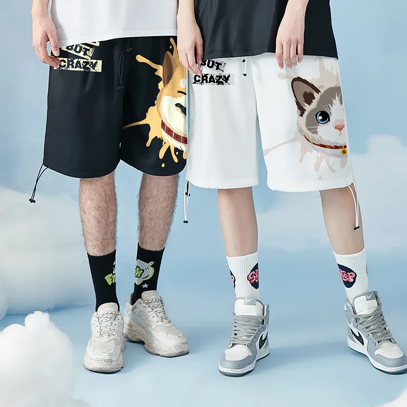 SANSYAS Loose Fit Shorts Unisex-11